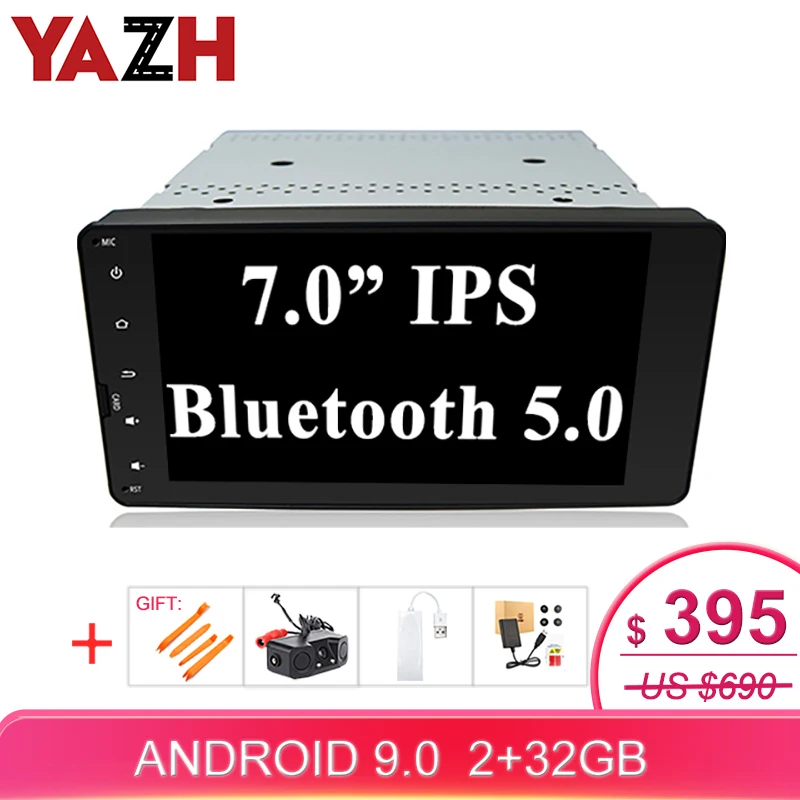 YAZH 7 дюймовый сенсорный экран 32 ГБ Android Авторадио для Mitsubishi Outlander 2013 2014 GPS навигация
