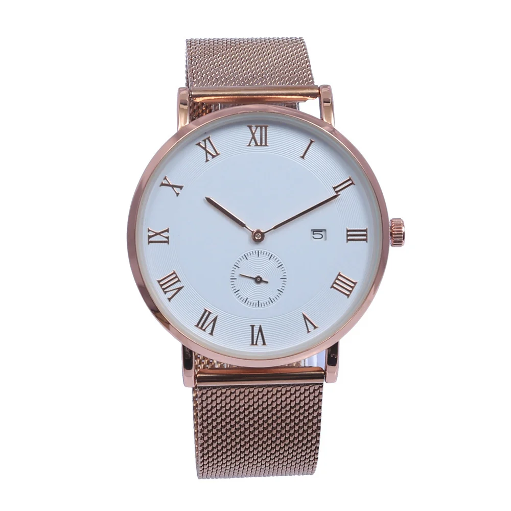 

2021 digital quartz watch Korean version mesh band couple Street female student