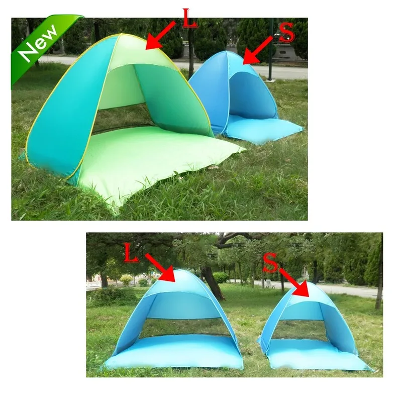 

Automatic Instant Pop Up Beach Tent Lightweight Outdoor UV Protection Camping Fishing Tent Cabana Sun Shelter