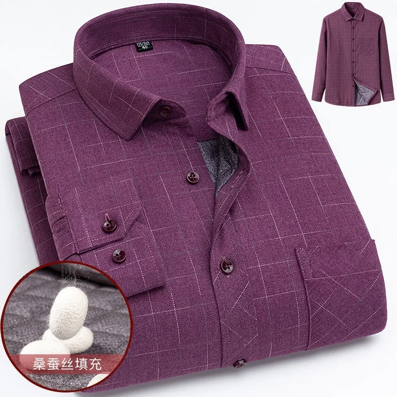 

Men Cotton Plaid Shirt 2021 New Spring Autumn Men Casual Shirts Long Sleeve Chemise Homme Male Check Shirts Plus Size 5XL Y227