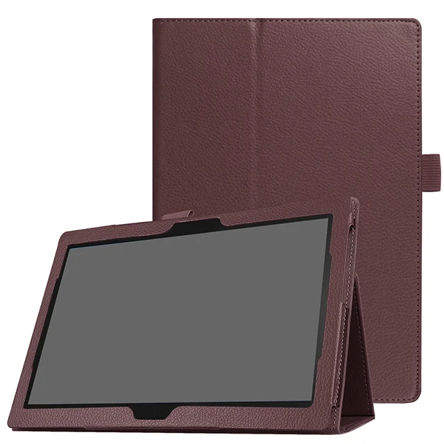 Коричневый Тонкий Магнитный чехол из искусственной кожи для lenovo TAB 4 10 10,1 дюймов многофункциональный чехол для планшета Для lenovo TB-X304L TB-X304F защитный чехол - Цвет: Коричневый