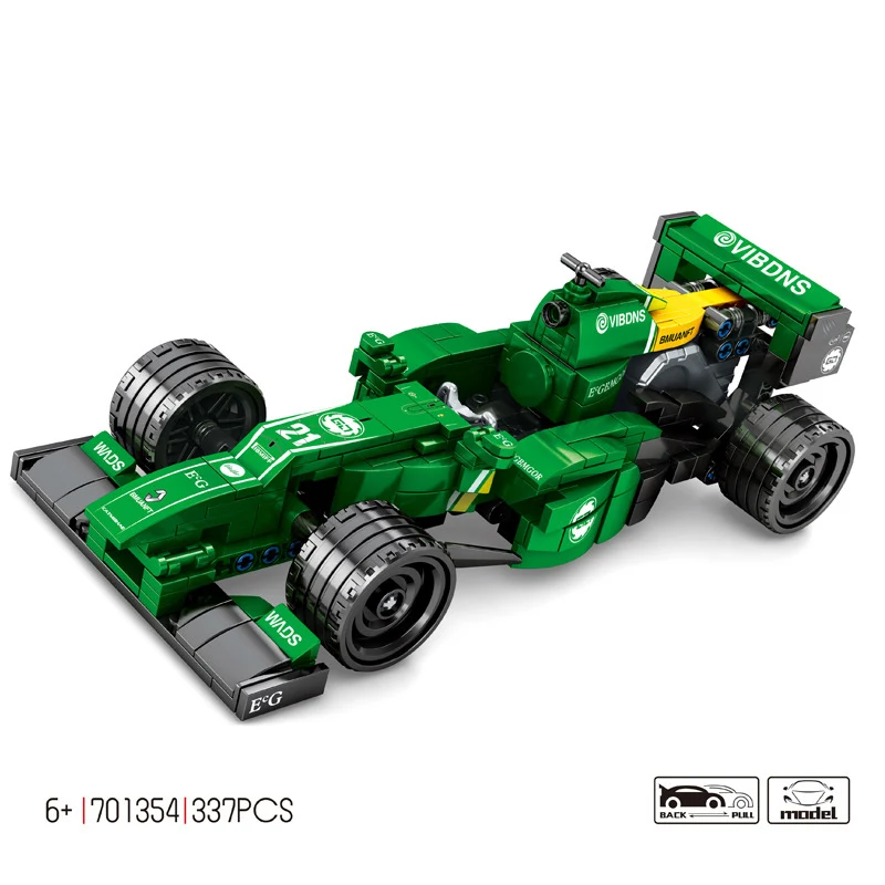 Технический строительный блок модель супергоночного автомобиля RENAULT F1 тяговый