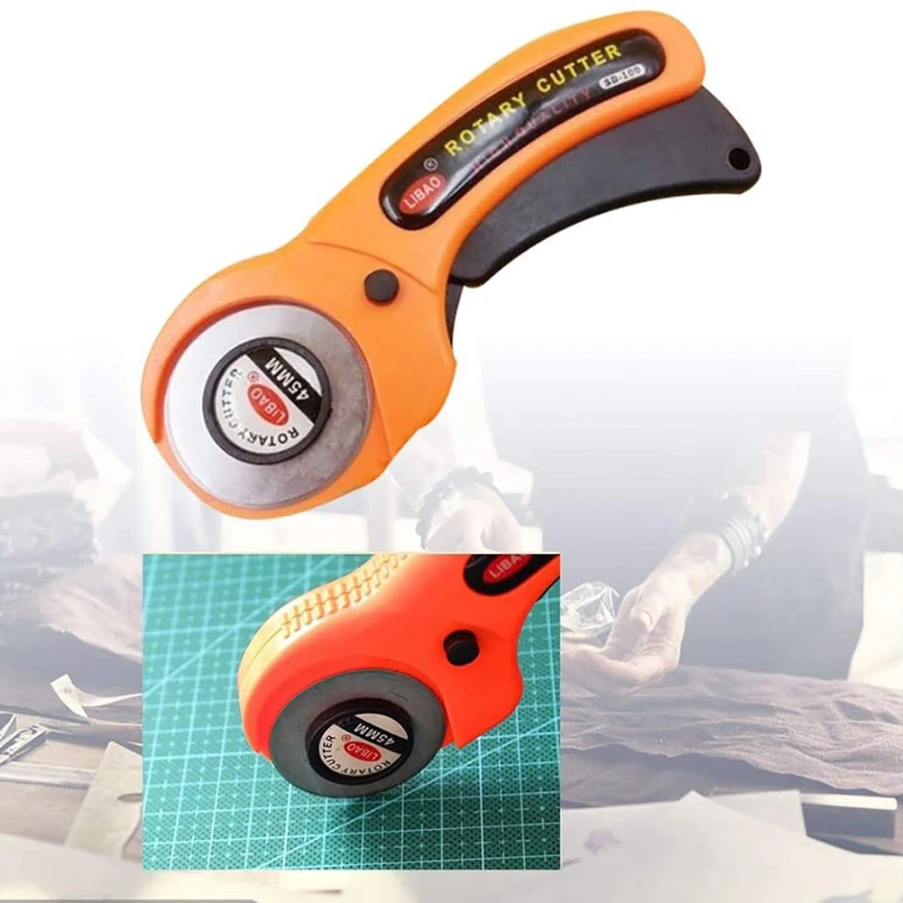 Кожевенное ремесло 45 мм роторный резак инструмент для резки кожи ткани круговое