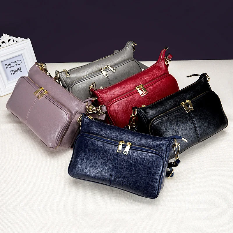 

Luxury Designer Purse And Handbags Genuine Leather Crossbody Famous Fashion New Brand Shoulder Small Shopper Bags For Women 2021