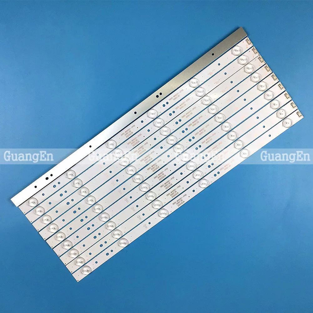 ТВ светодиодный полный набор бар для Brandt B4930FHD 49 дюймовый Подсветка полосы 5800 W49001