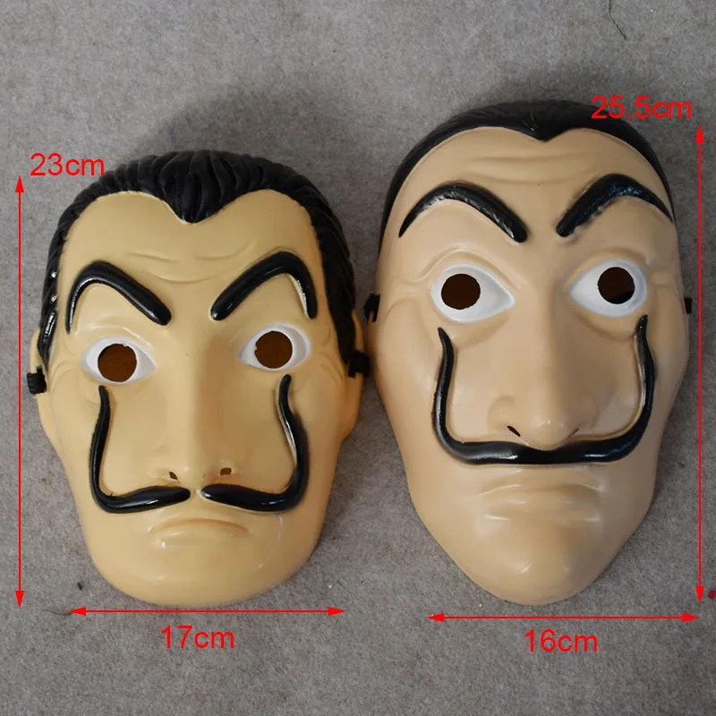Пластиковая маска Dali бумажный домик декор для косплея Хэллоуина маскарада