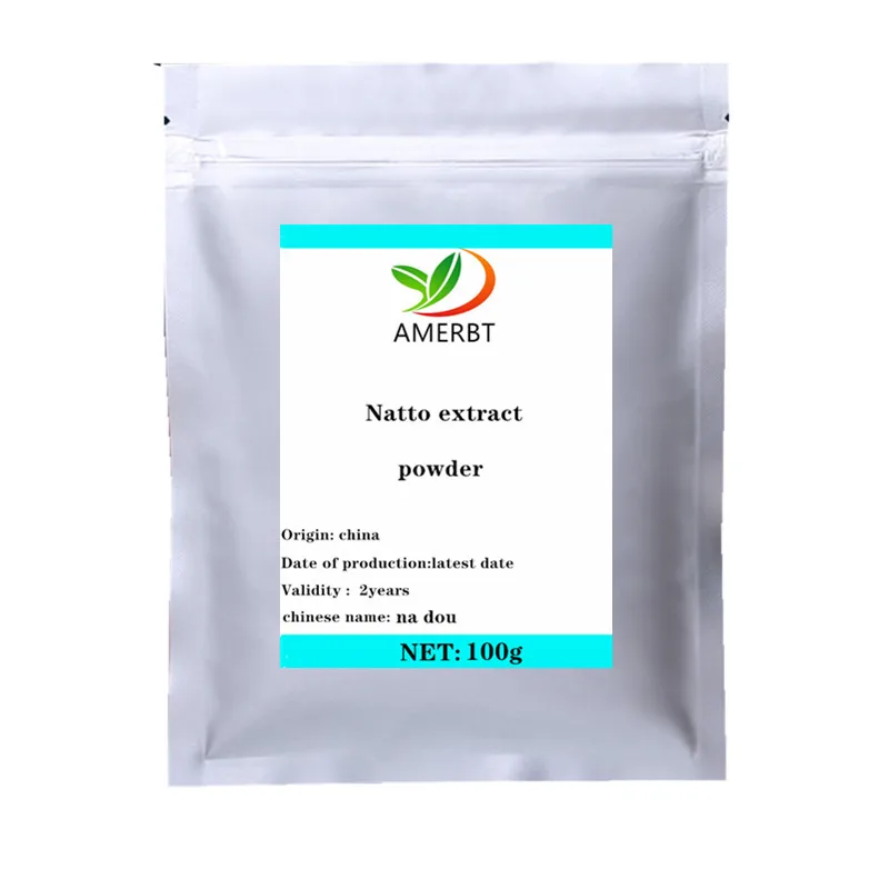 

ISO organic natto nattokinase powder 20000 fu g nattokinase natto freeze-dried powder for blood pressure Natto Extract na dou