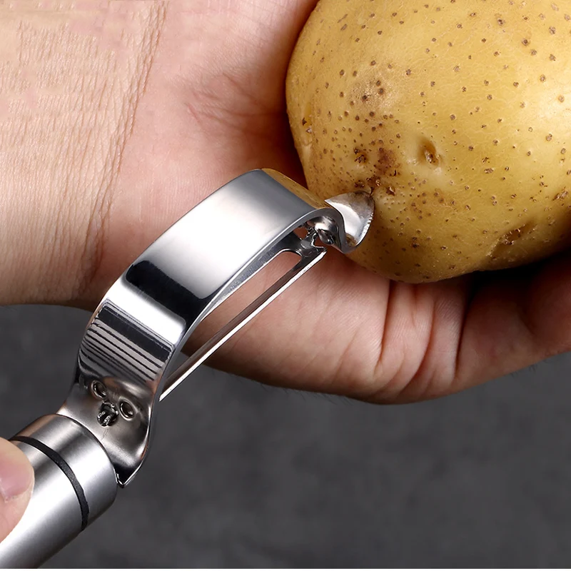 Нержавеющая сталь овощи Картофелечистка для кухни металлический овощечистка