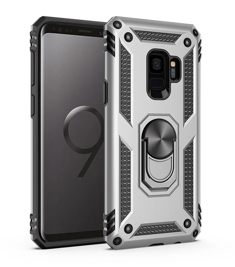 

Чехол-накладка для Samsung Galaxy J5, J7 2017, J8, J4, J6 Plus, A6, A8, A7 2018, S8, S9, S10 Lite, Note 8, 9, 10, J2 Core магнитный, противоударный, с кольцом, цвет в ассортименте