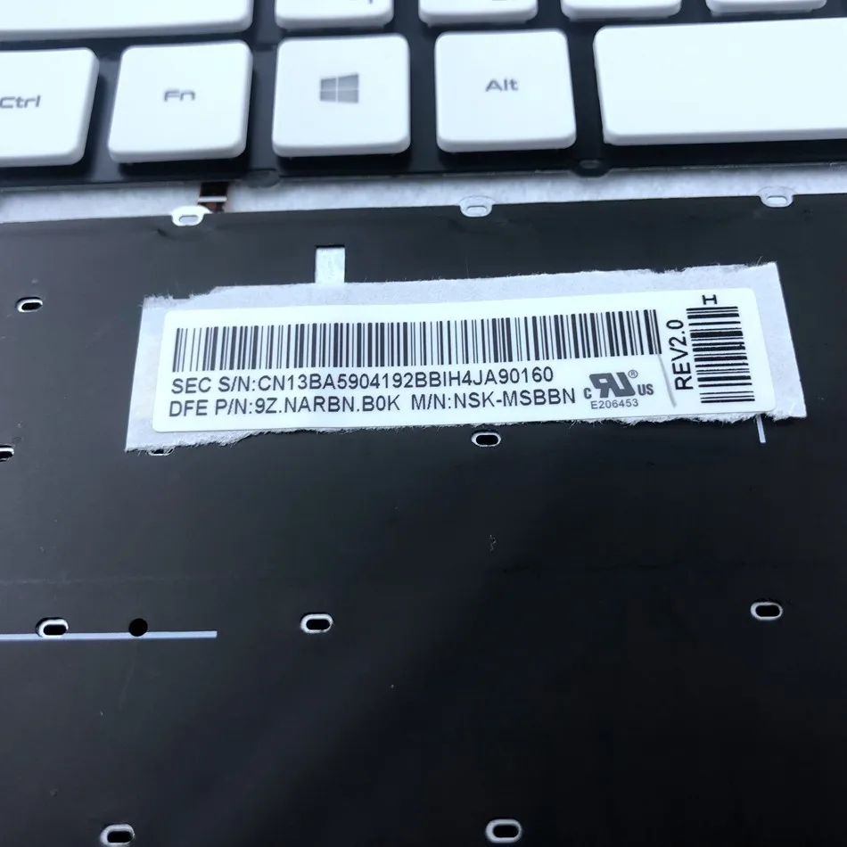 Корейская Клавиатура для ноутбука с подсветкой Samsung NT800G5M NP800G5M 800G5M 8500GM NSK-MSBBN |