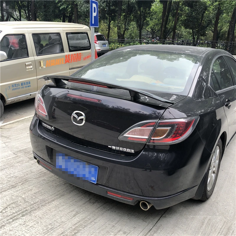 Спойлер для Mazda 6 2006 2013 высококачественный спойлер из АБС материала заднее крыло