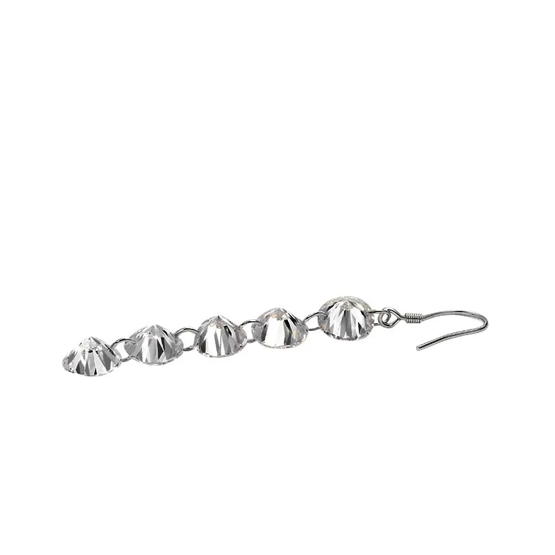 2019 новые модные женские аксессуары 1 пара корейской моды пять циркон длинные