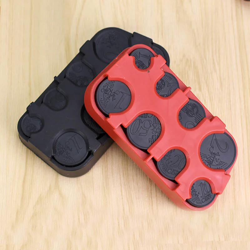 Автоматический Бортовой диспенсер для монет евро держатель чехол хранения