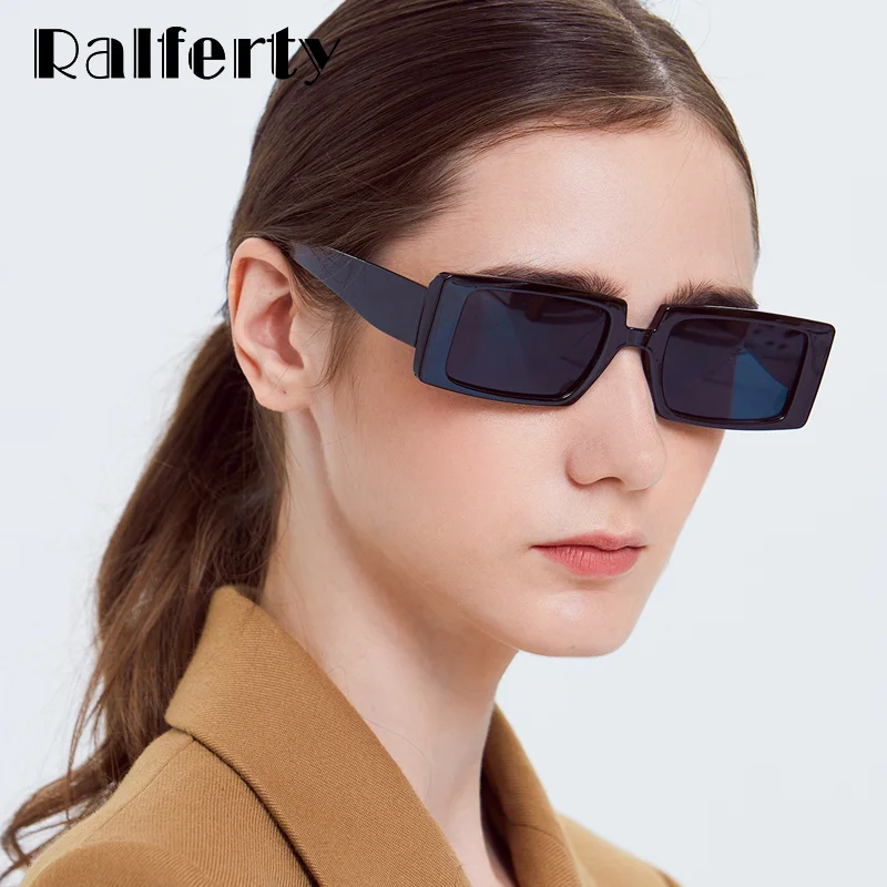 

Ralferty Fashion y2k Sunglasses Women Cool Ladies UV400 Small Frame Retro Brand Design Shades Female Square Sun Glasses oculos