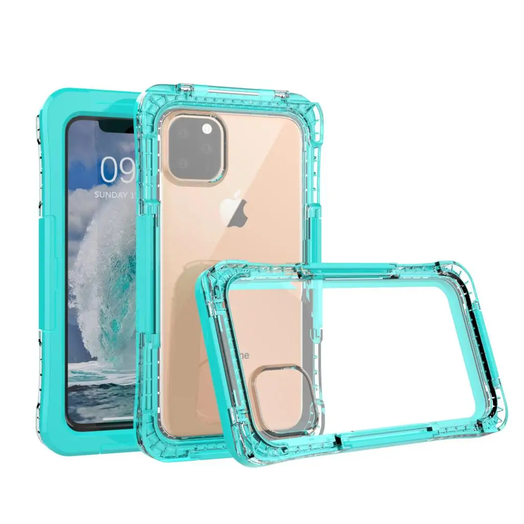 IP68 Водонепроницаемый чехол для телефона iPhone 11 Pro Max X XR прозрачный подводный чехол для iPhone XS Max 6 6s 7 8 Plus 5 5S SE чехол