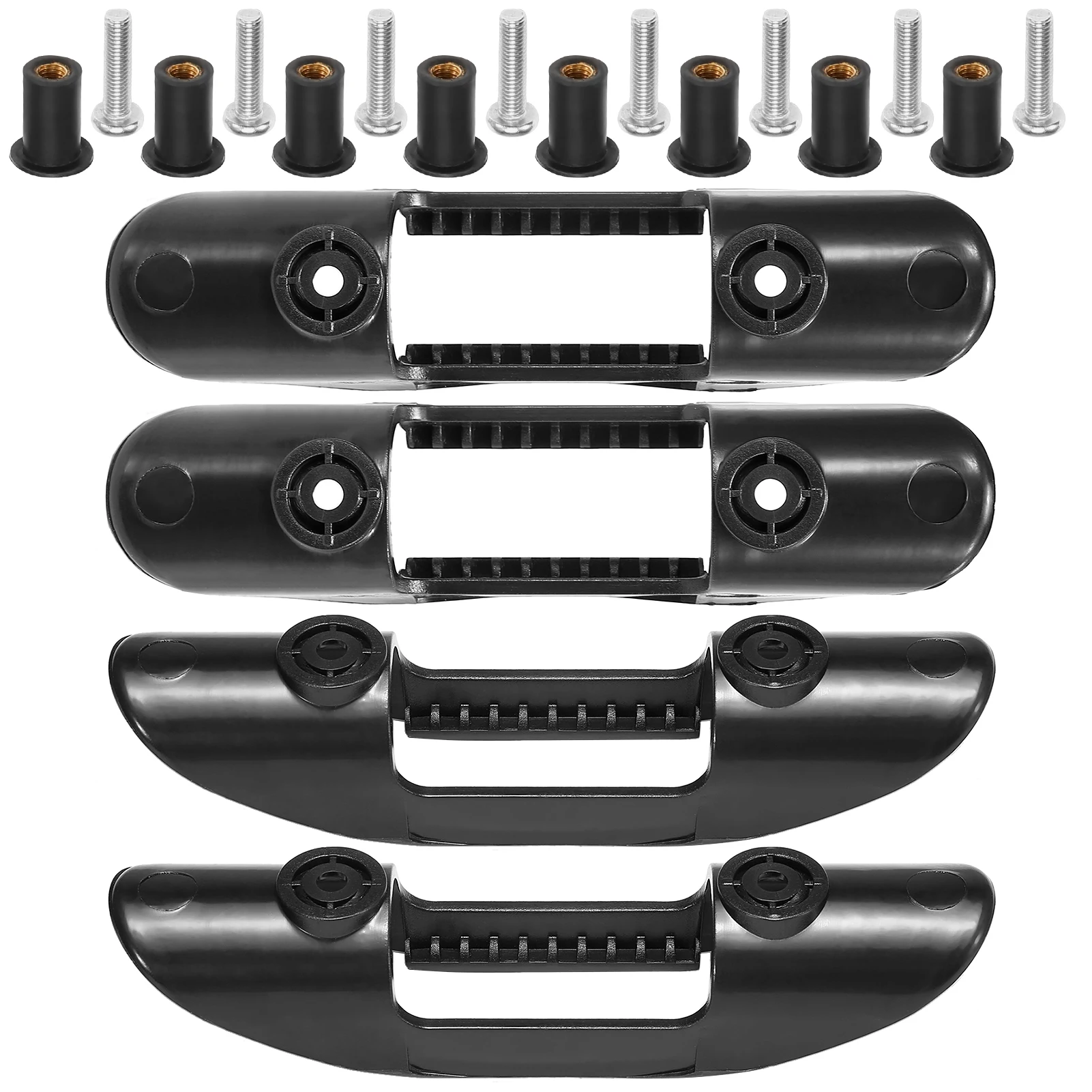 

4Pcs Kayak Paddle Clip Holders Accessories Safety Paddle Deck Mounted Clips Universal Kayak Tool With Screws