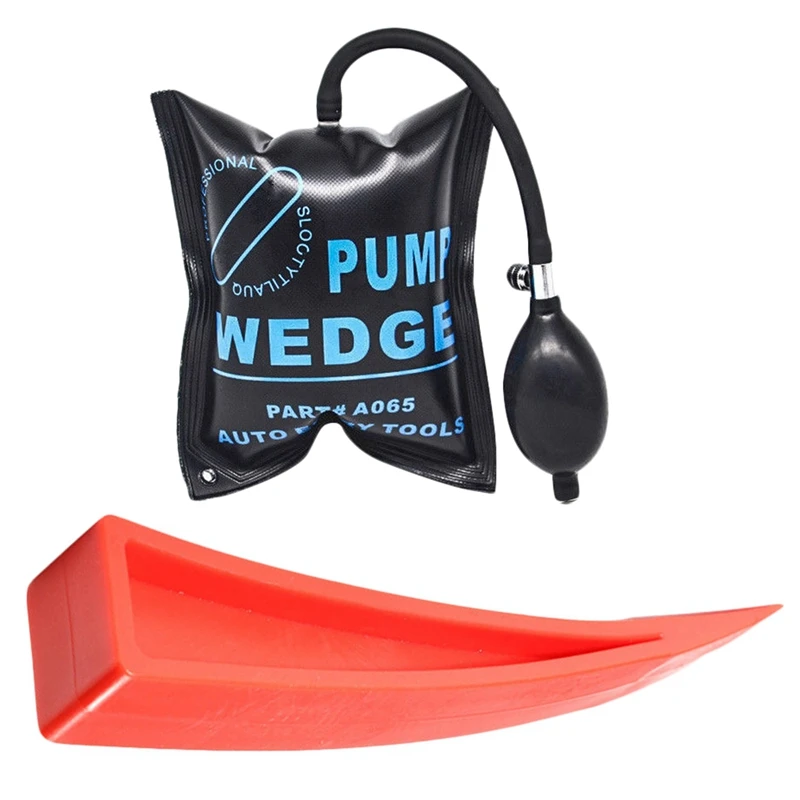 

Car Air Pump Wedge Inflatable Hand Pump Car Door Window Shim Entry Open Tool Kit