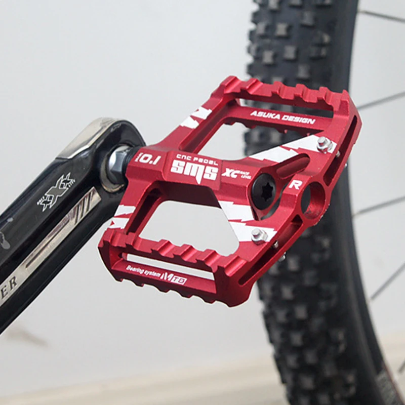 

Lightweight MTB Bicycle Pedals Aluminum Alloy Platform CNC Mountain Road Bike Pedals Wide Comfortable Flat BMX Cycling Footrest