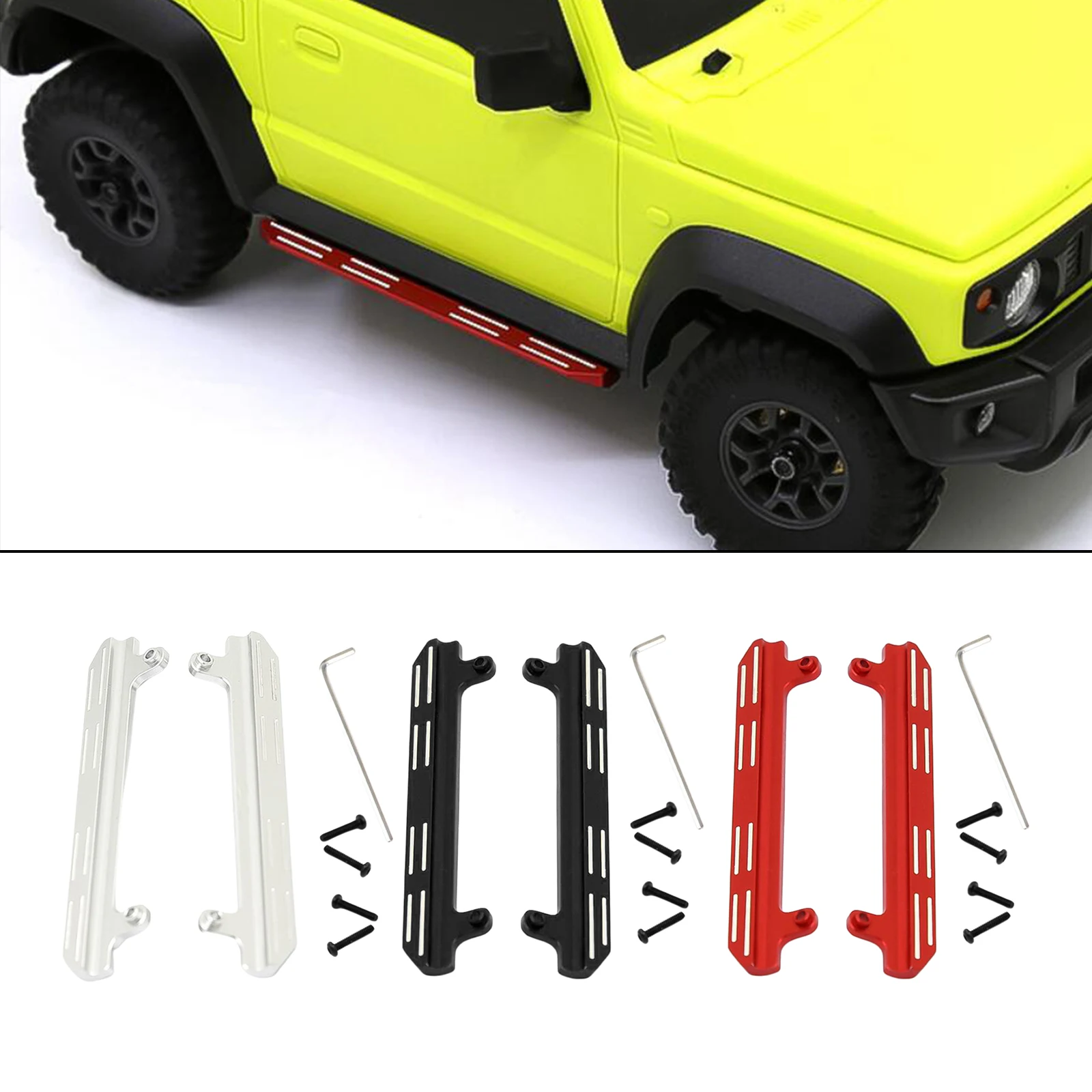 

1Pair RC Car Side Pedal Plates Foot Pedal Plates RC Car Parts Replacement