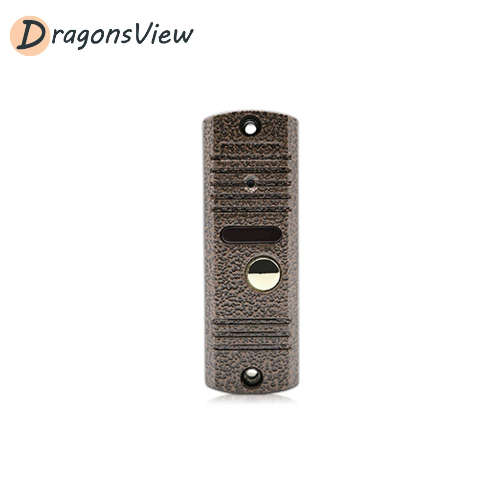 Видеодомофон Dragonsview 4 3 дюйма проводной дверной звонок с функцией ночного видения