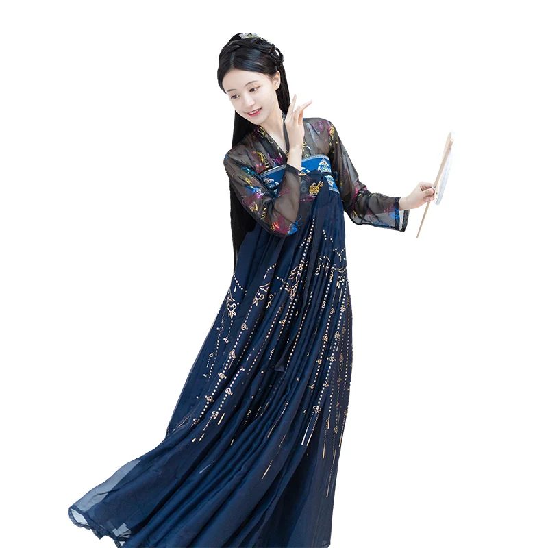 

Women Hanfu Stage Chinese Costume Fairy Dress Suit China Festival Clothing Suit Rave Outfit Performance Hanfu Fairy Wear 3270