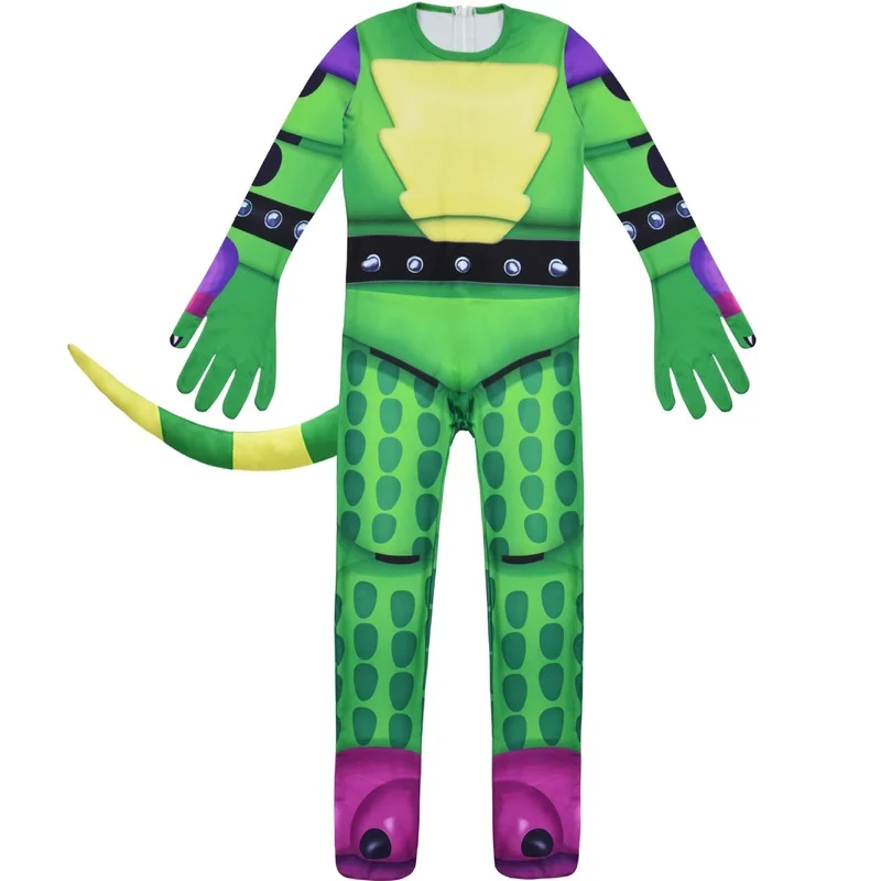 

2021 Fancy Halloween Costume for Kids MaiYaCa Five Nights At Freddy's Jumpsuit Cosplay Fnaf Freddy Anime Christmas Gift for Kid