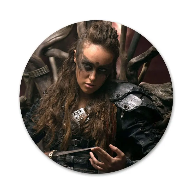 Значок для ТВ-шоу Heda Lexa 100 диаметром 58 мм аксессуар одежды рюкзака декоративный
