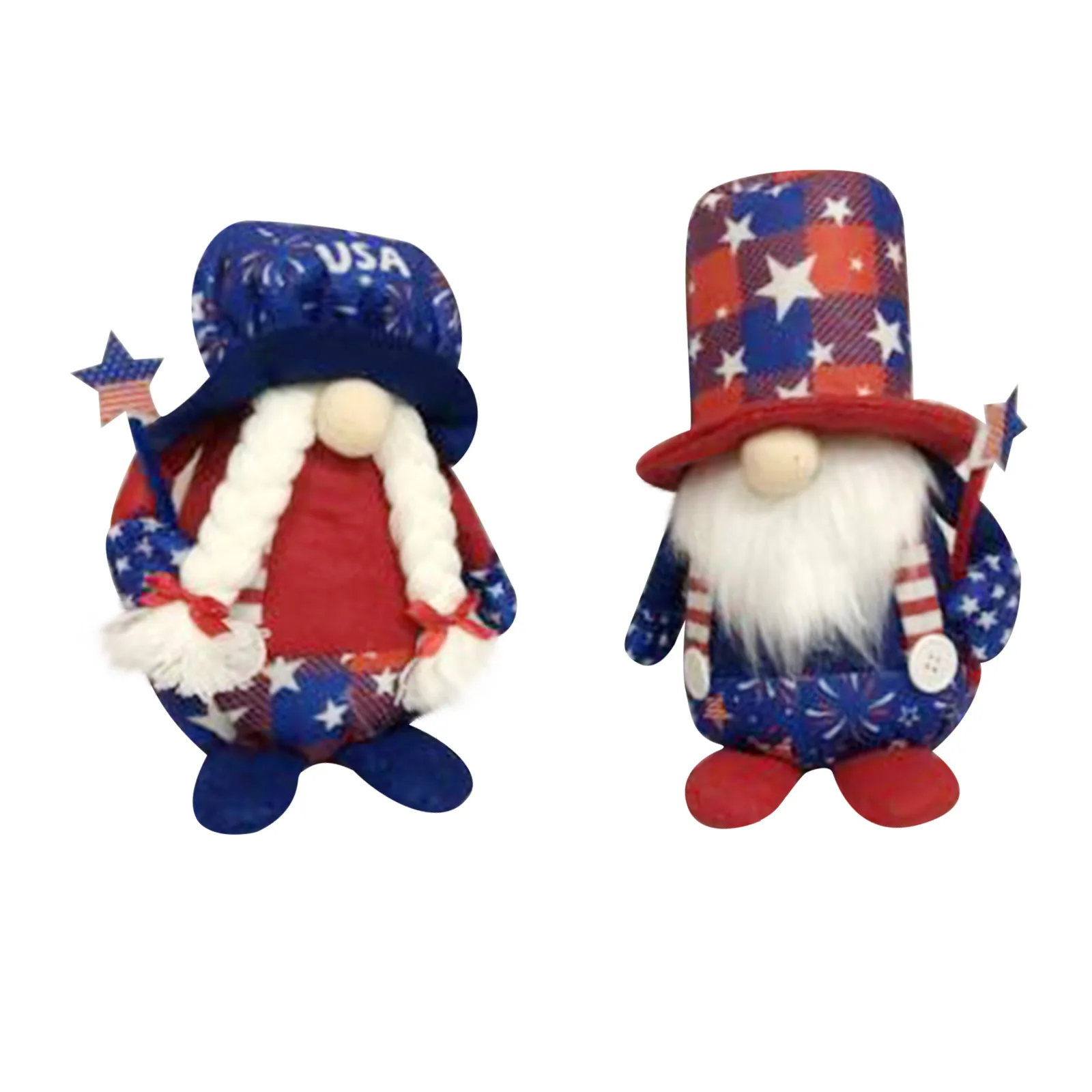 

New Holiday Doll Plush Beard Faceless Doll Dwarf Decoration Ornaments Beard Faceless Doll Dwarf Decor Ornament Gift For Kids