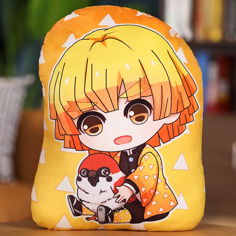 

45cm Japan Hot Anime Demon Slayer Kimetsu No Yaiba Tanjirou Nezuko Pillows Colorful Soft Decorative Cushion Pillow Gifts