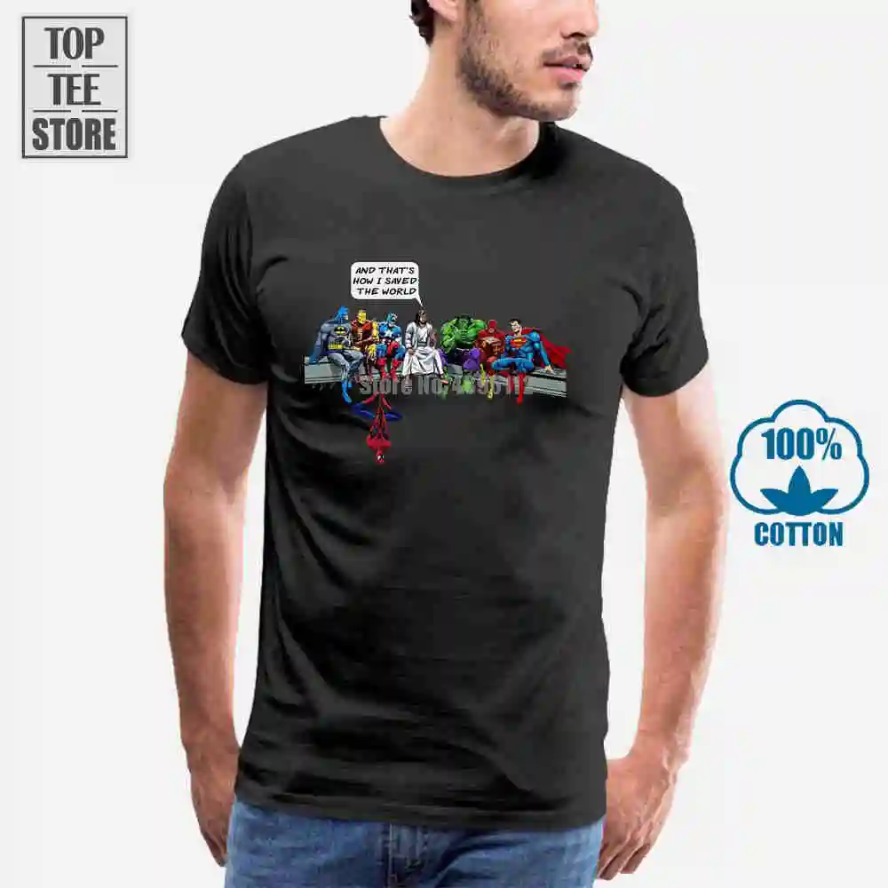 И вот как я спасла мир футболка Иисус и Супергерои Кристиан Новый|t shirt jesus|t shirtjesus |