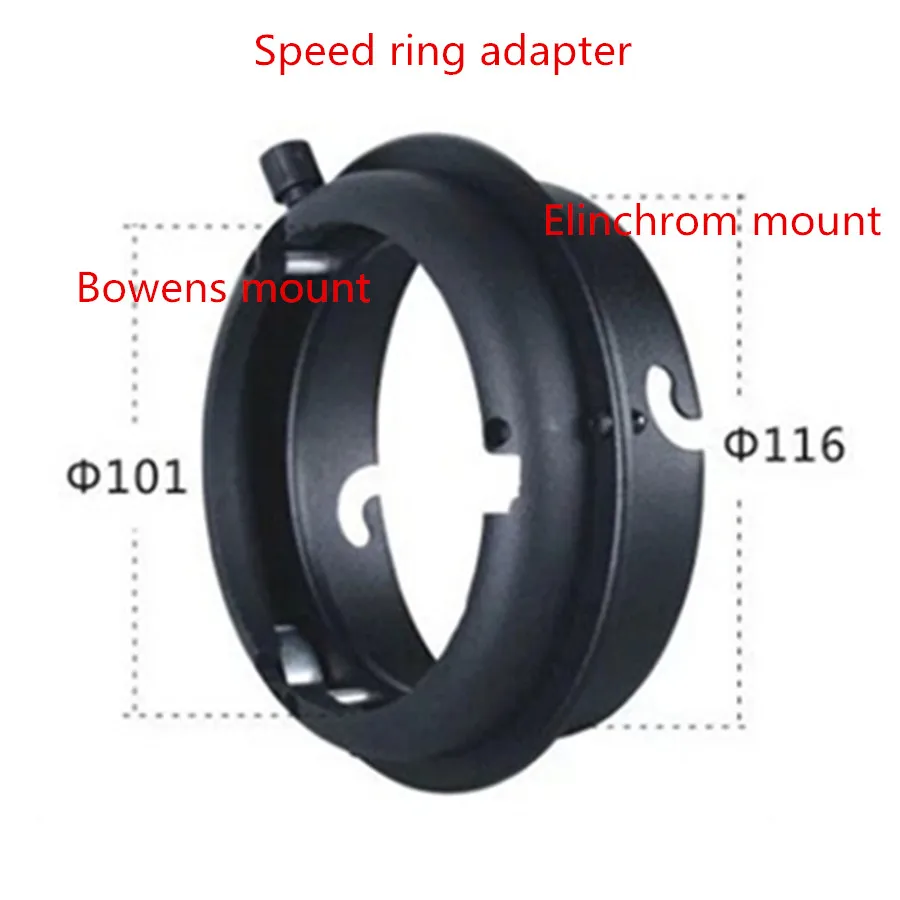 Кольцевой адаптер для скоростной студийной фотосъемки импульсной вспышки Elinchrom