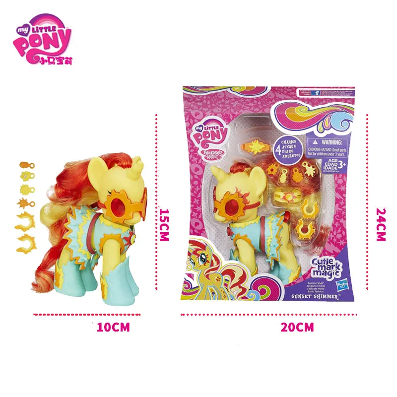 Игрушки My Little Pony friendly Is Magic Princess Cadence Sunset Shimmer ПВХ Коллекционная модель куклы для девочек