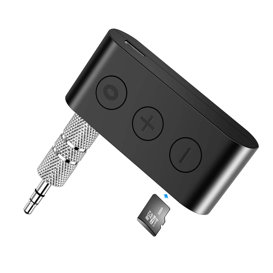 Автомобильный Bluetooth-ресивер с разъемом AUX 3 5 мм комплект для беспроводной музыки