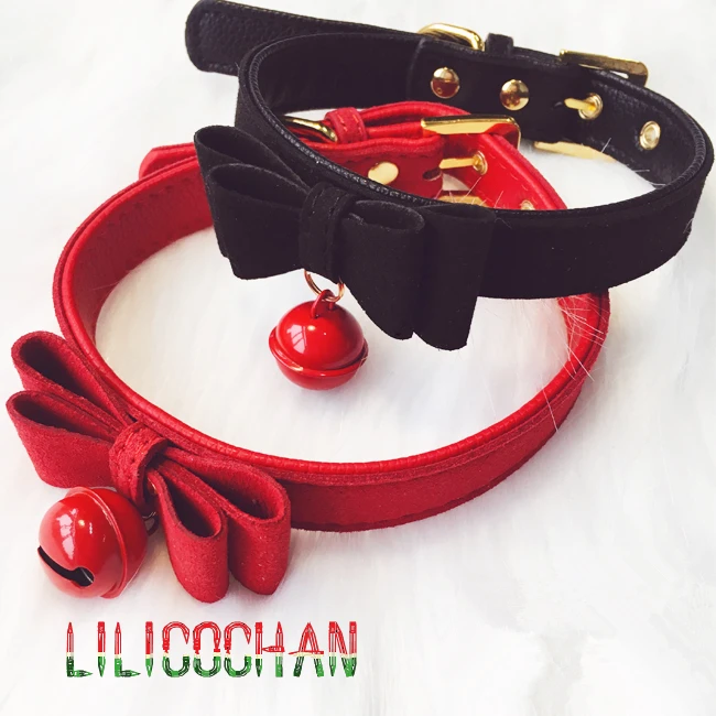Эротический ошейник ручной работы из искусственной кожи с заклепками чокер