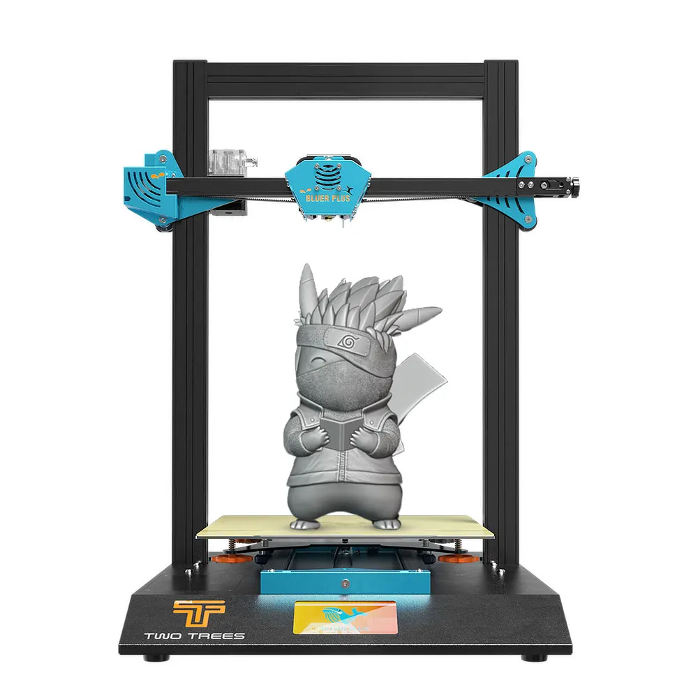 

3D-принтер Bluer Plus, набор для самостоятельного отключения питания, с 4,3-дюймовым цветным сенсорным экраном, быстрая нагревательная кровать ...