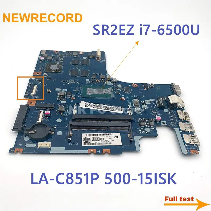 Новая запись 5B20K34642 LA C851P для Lenovo IdeaPad 500 15ISK Laotop системная плата sr2i7 6500U EZ CPU R7 M360 GPU DDR3