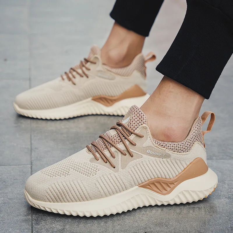 Men Running Shoes Breathable Outdoor Sports Lightweight Sneakers for Comfortable Athletic Training Footwear | Спорт и развлечения