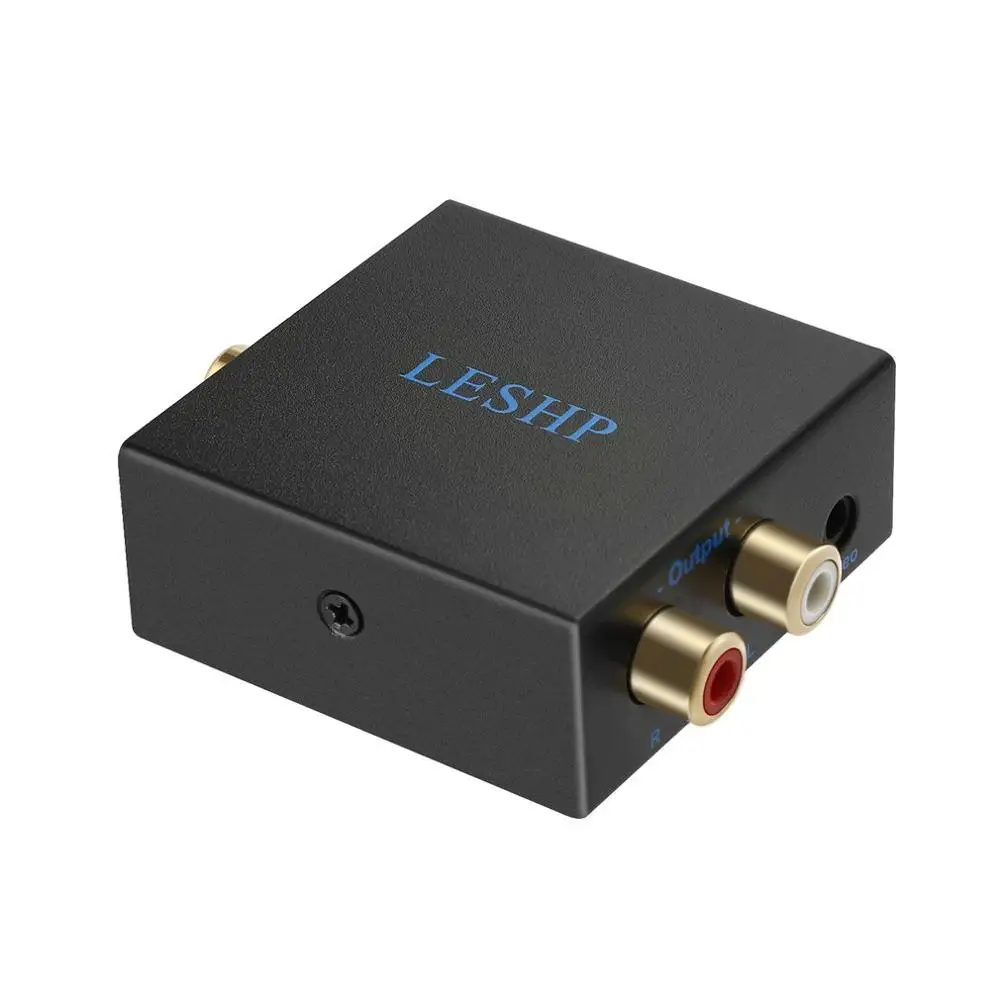 LESHP простой в эксплуатации аудио конвертер цифро аналоговый адаптер USB кабель для