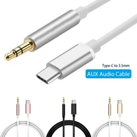 aux audio cable type c to 3 5mm jack adapter cable speakers car type c to 3 5 phone accessories usbc adapter wire line