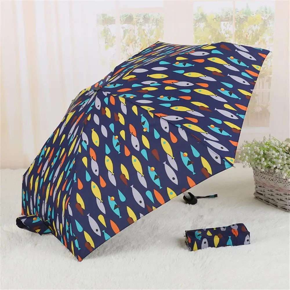 Неавтоматический складной размер 16 см зонты от дождя и солнца ветрозащитные для