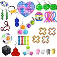 push bubble sensory toys set for kids and adults anxiety stress relief hand tools party favors classroom supplies rewards gifts