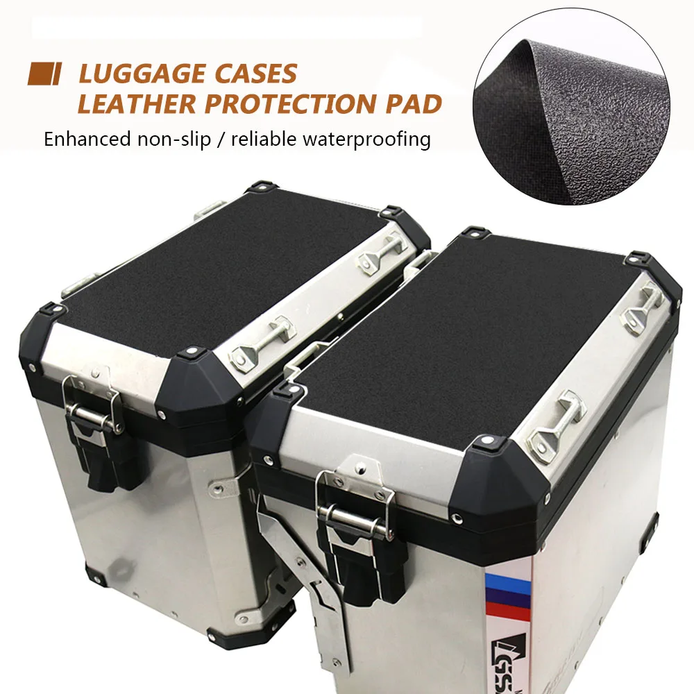 

For BMW R1200GS LC Adventure R1250GS Motorcycles PVC leather Side Case Pads Pannier Cover Set Luggage Cases R 1200 GS