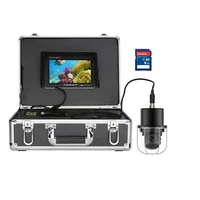 7 Inch20M DVR Recorder Underwater Fishing Camera FinderIP68 Waterproof 20 LEDs 360 Degree Rotating Dome Rotating Panoramic view