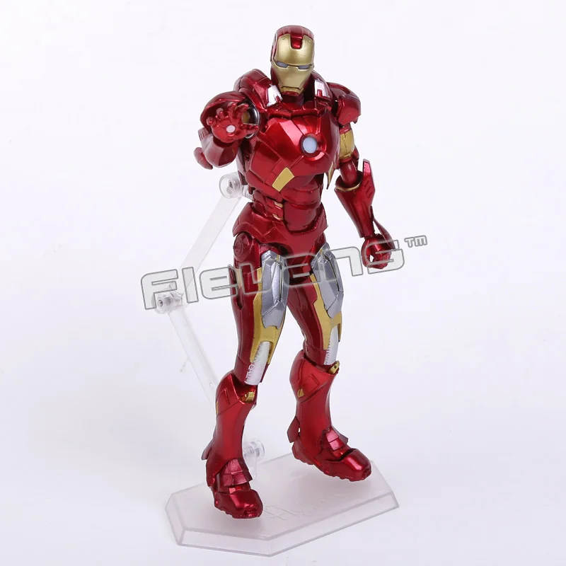 Figma ex-018 Железный человек Mark VII MK 42 Full Spec ver. ПВХ фигурка коллекционная игрушка