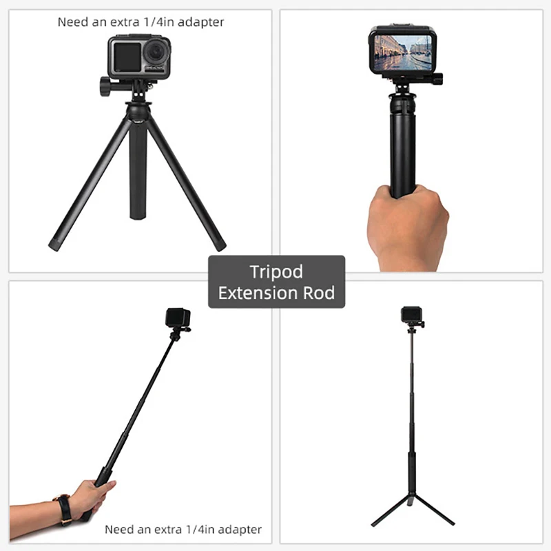 Плавучий стержень с 1/4 адаптером кронштейн плавающий бар для Dji Osmo экшн