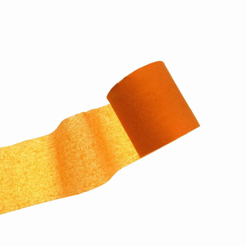 orange 32 фута 10 М длинные узкие ленты из крепированной бумаги фотографии фонов для свадьбы День рождения DIY Бумажная гирлянда Baby Shower вечерние украшения - Цвет: orange