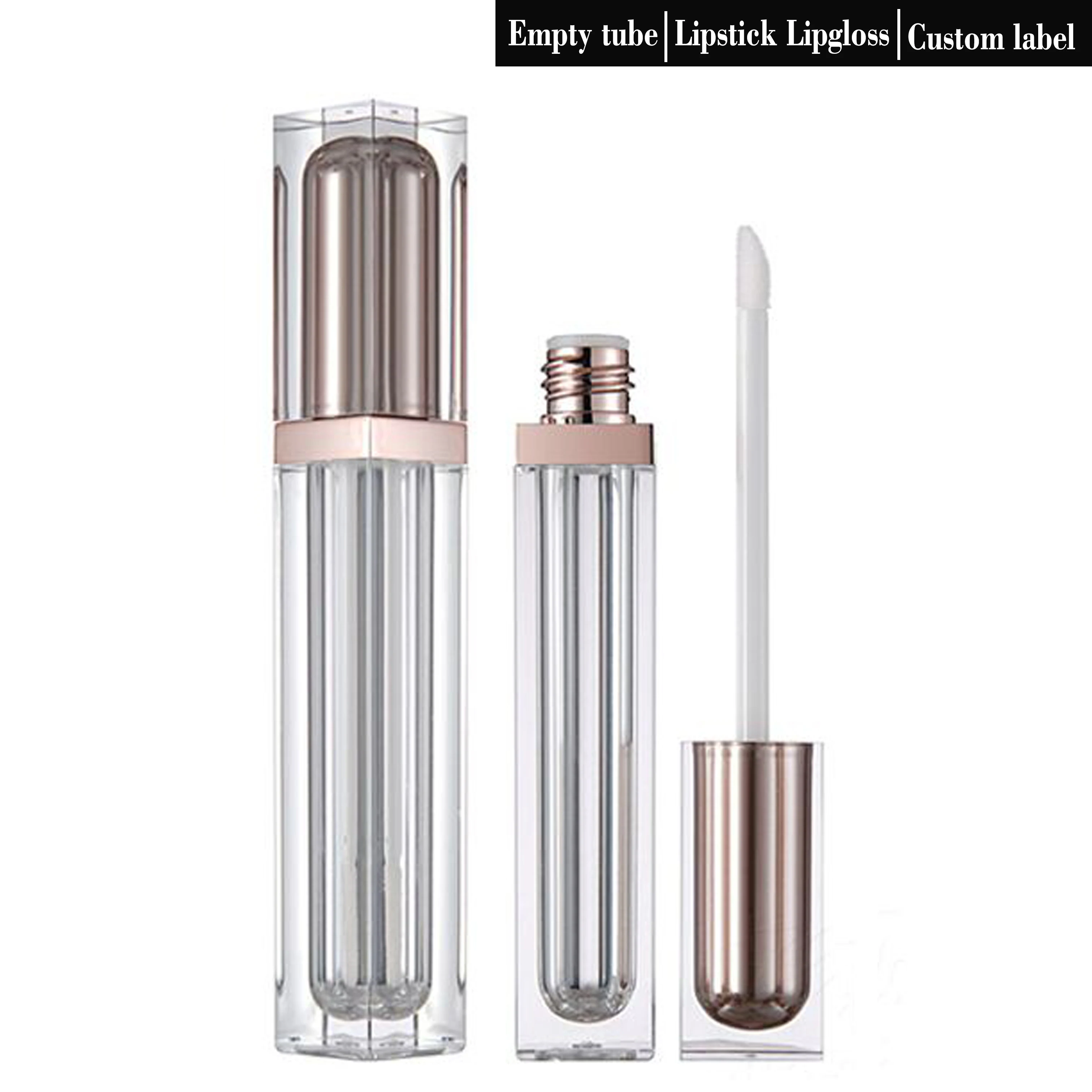 Пустая жидкая помада для макияжа блеск губ в бутылке прозрачные контейнеры
