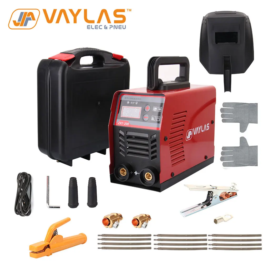 200A ARC Welding Machine DC Inverter Mini Electric Tool Portable Digital Display MMA Welding Equipment with Accessories