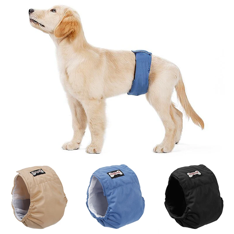 Dog Physiological Pant Washable Male Dog Belly Band Wrap Waterproof Large Pet Diaper Sanitary Training Clothes Shorts Panties