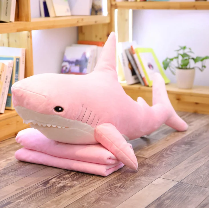 

Kawaii 30cm Shark Plush Toy Sleep Pillow Children Birthday Toy Christmas Gift Shark Cute Plush Animal Fish Pillow